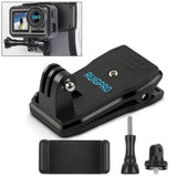 360 Degree Rotation Backpack Mount for Gopro Dji Xiaoyi & Other Action Cameras
