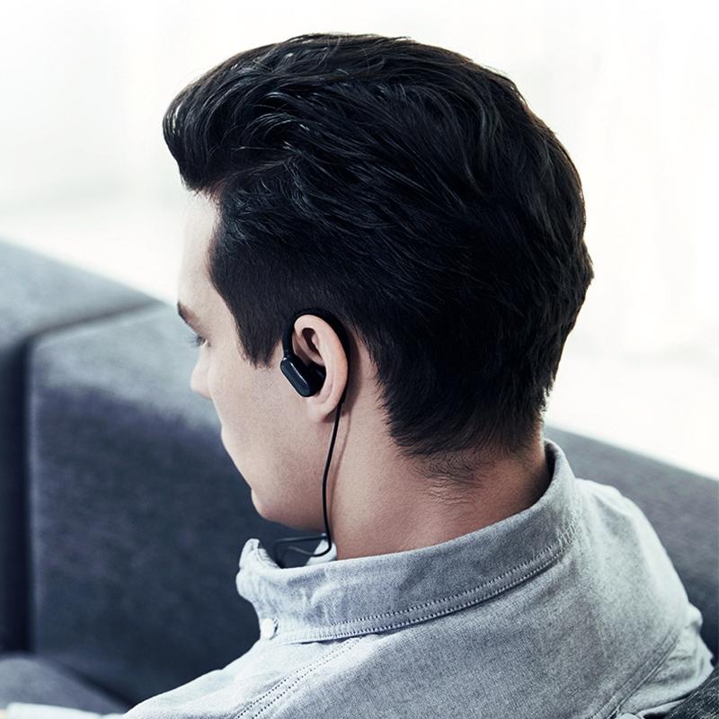 Ultra-light Wireless Bluetooth Earphones with Mic - Bth-y9 - Black