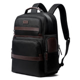 Waterproof Anti-Theft Usb Shoulder Bag - Large Capacity - 28X19X42Cm - Black - Front View