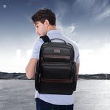 Waterproof Anti-Theft Usb Shoulder Bag - Large Capacity - 28X19X42Cm - Black
