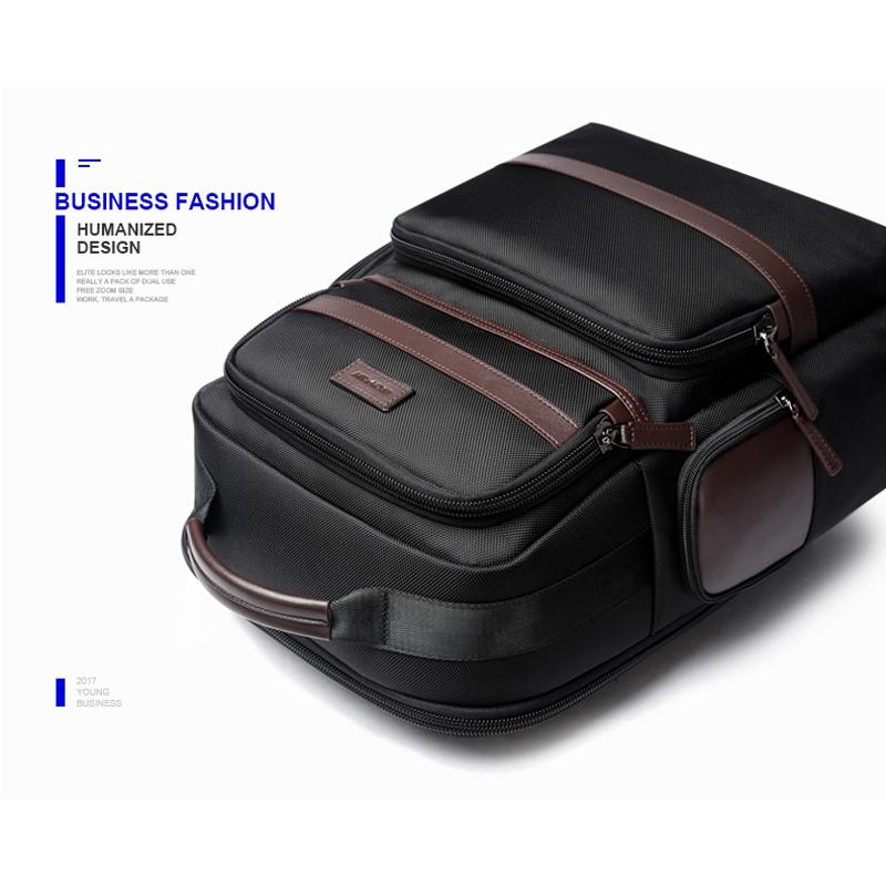 Waterproof Anti-Theft Usb Shoulder Bag - Large Capacity - 28X19X42Cm - Black
