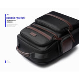 Waterproof Anti-Theft Usb Shoulder Bag - Large Capacity - 28X19X42Cm - Black