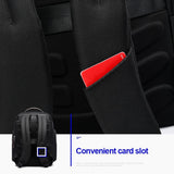 Waterproof Anti-Theft Usb Shoulder Bag - Large Capacity - 28X19X42Cm - Black - Extra Image