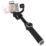 3-axis Gimbal Stabilizer with Tripod Mount & Fill Light for Smartphones - Black - Extra Image