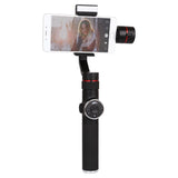 3-axis Gimbal Stabilizer with Tripod Mount & Fill Light for Smartphones - Black - Extra Image