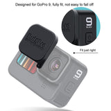 Soft Rubber Camera Lens Protective Cap for Gopro Hero10 / Hero9 - Scratch Resistant - Close-Up Angle