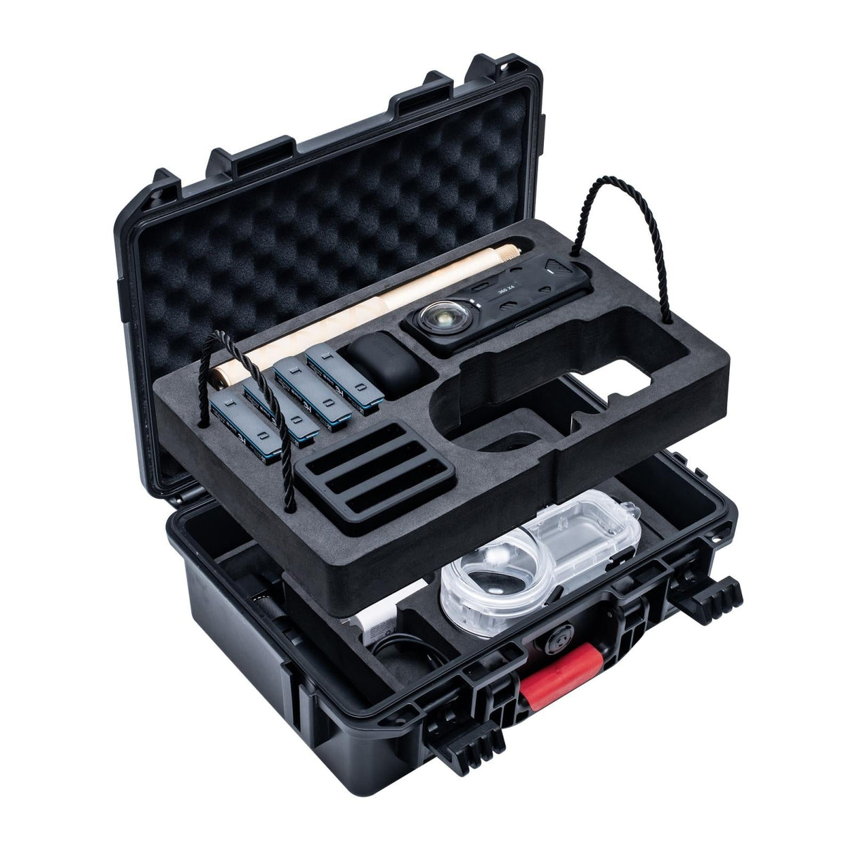 Waterproof Dual-layer Storage Box for Insta360 X4 Startrc - Black