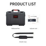 Waterproof Dual-layer Storage Box for Insta360 X4 Startrc - Black - Extra Image