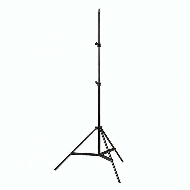 Aluminum Light Stand For Studio Flash - 1.9M Height - Black