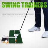 Portable Golf Putting Mat with Push Rod Trainer - 48x23cm - Black - Extra Image