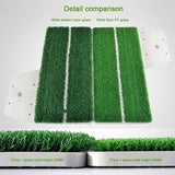 Portable Golf Putting Mat with Push Rod Trainer - 48x23cm - Black - Extra Image