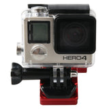 Universal Rearview Mirror Mount for Action Cameras - Black - Front View