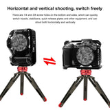 Metal Camera Cage For Canon Eos R7 Stabilizer Rig - Black