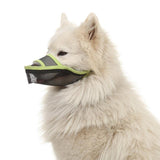 Dog Mouth Cover Anti-Bite Mesh Dog Mouth Cover Medium And Large Dogs Anti-Drop Mask Xl - Black - Side View