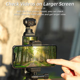Handheld Tripod Expansion for Dji Pocket 3 - Front Phone Holder Mount - Rear View