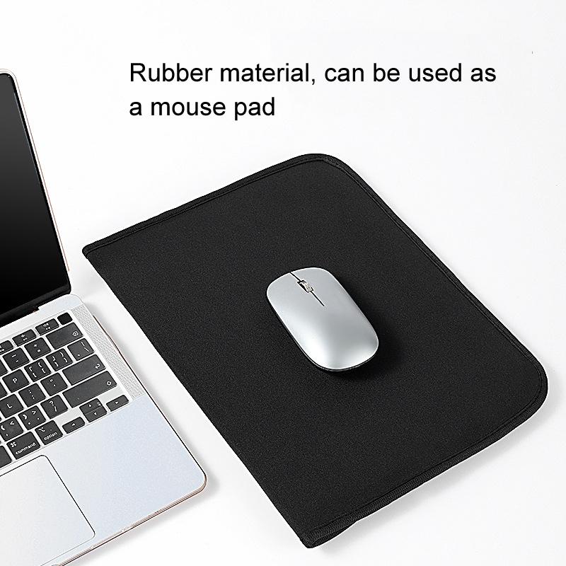 Horizontal Flap Clutch Bag with Neoprene Laptop Lining - Blue - 10 Inch