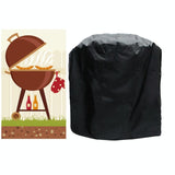 Waterproof Bbq Grill Cover - 210d Oxford Cloth Anti-uv Dust-proof 71x73cm Black - Close-Up Angle