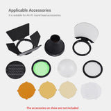 Round Flash Adapter For Tt685 / V860Ii / V350 / Tt600 - Black - Low Angle