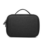 Versatile Headphone Charger & Data Cable Storage Bag - Single Layer - 23x16x7cm - Black - Extra Image