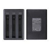 Fast Charger for Insta360 one X2 - Triple Slot - Top-Down View