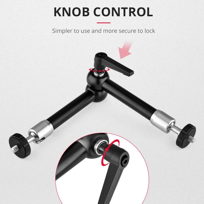 Flexible Articulating Arm - Adjustable Friction - Black