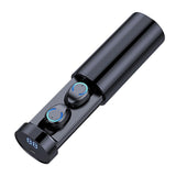Touch Bluetooth Earphones with Noise Cancelling and Pull-out Charging Box - Front View