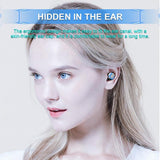 Touch Bluetooth Earphones with Noise Cancelling and Pull-out Charging Box - Close-Up Angle