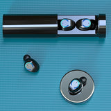 Touch Bluetooth Earphones with Noise Cancelling and Pull-out Charging Box - Extra Image