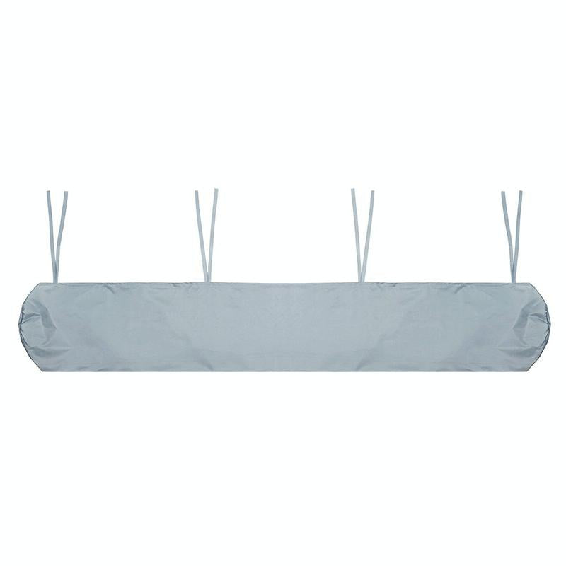 2.5m Waterproof Retractable Roller Blind Awning Cover - Dustproof Protection - Black