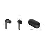 Low Latency Bluetooth 5.0 Gaming Earphones - Ete-52 Tws In-ear - Black - Side View