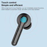 Low Latency Bluetooth 5.0 Gaming Earphones - Ete-52 Tws In-ear - Black - Close-Up Angle