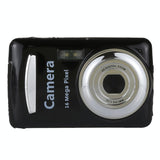16Mp 4X Zoom Hd Digital Video Camera With 2.4 Tft Screen - Black - Side View