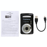 16Mp 4X Zoom Hd Digital Video Camera With 2.4 Tft Screen - Black - Close-Up Angle