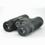 Waterproof 10x42 Binoculars for Outdoor Sports Birdwatching and Hunting - Black - Front View