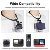 Flexible Gopro Mount for Action Cameras - Adjustable - Low Angle