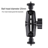 Universal 25mm Ball Head Adapter for 1 / 4 Screws - 45-Degree Angle