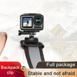 Universal Action Camera Backpack Mount - Rec Mounts Clip Clamp - Extra Image