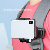 360 Degree Rotating Quick Release Backpack Strap Mount for Gopro Hero 12