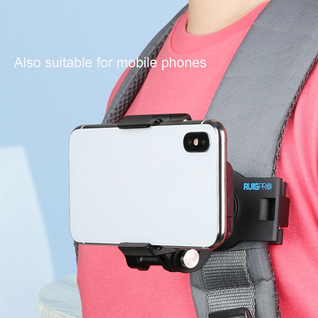 360 Degree Rotating Quick Release Backpack Strap Mount for Gopro Hero 12