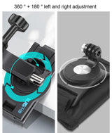 360 Degree Rotating Quick Release Backpack Strap Mount for Gopro Hero 12 - Low Angle