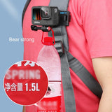 360 Degree Rotating Quick Release Backpack Strap Mount for Gopro Hero 12 - Extra Image