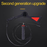 360 Degree Selfie Mount for Action Cameras with Flex Clamp - Top-Down View