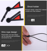360 Degree Selfie Mount for Action Cameras with Flex Clamp - 45-Degree Angle