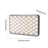 120 Led Live Broadcast Video Light with 6 Colour Filters - Side View