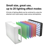 120 Led Live Broadcast Video Light with 6 Colour Filters - Rear View