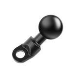 Universal Motorcycle Rearview Mirror Mount for Action Cameras - 25mm Ball Head - Front View