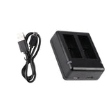 Gopro Hero9 / 10 Dual Battery Charger with Usb Cable & Indicator Light - Front View