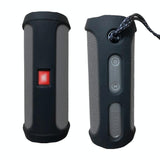 Protective Case for Jbl Flip4 Bluetooth Speaker - Portable Silica Gel - Black