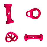 Protective Case for Jbl Flip4 Bluetooth Speaker - Portable Silica Gel - Black - Top-Down View