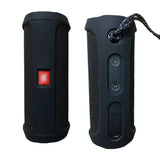 Protective Case for Jbl Flip4 Bluetooth Speaker - Portable Silica Gel - Black